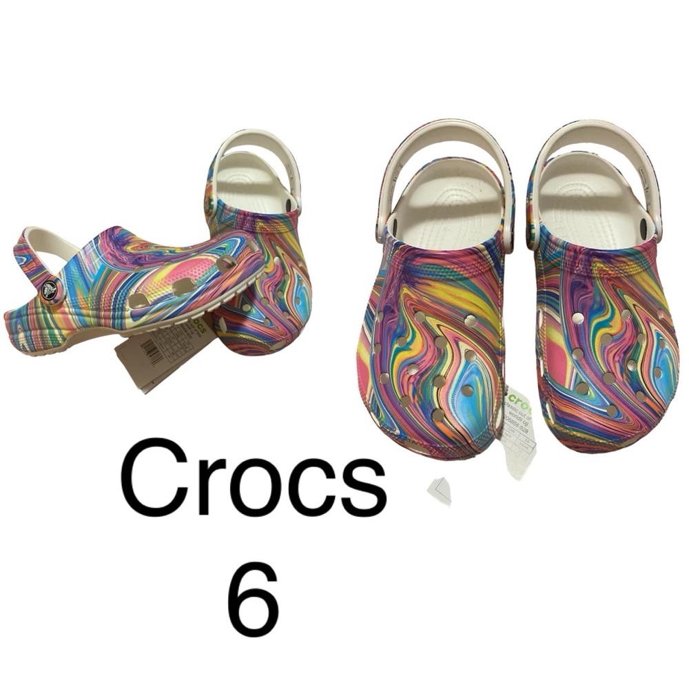 Brand new crocs with tags